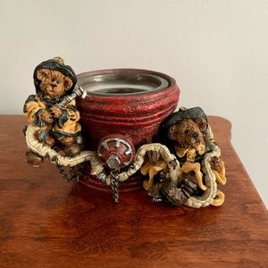 Boyds Bear Marshall & Bill Votive Candle Holder